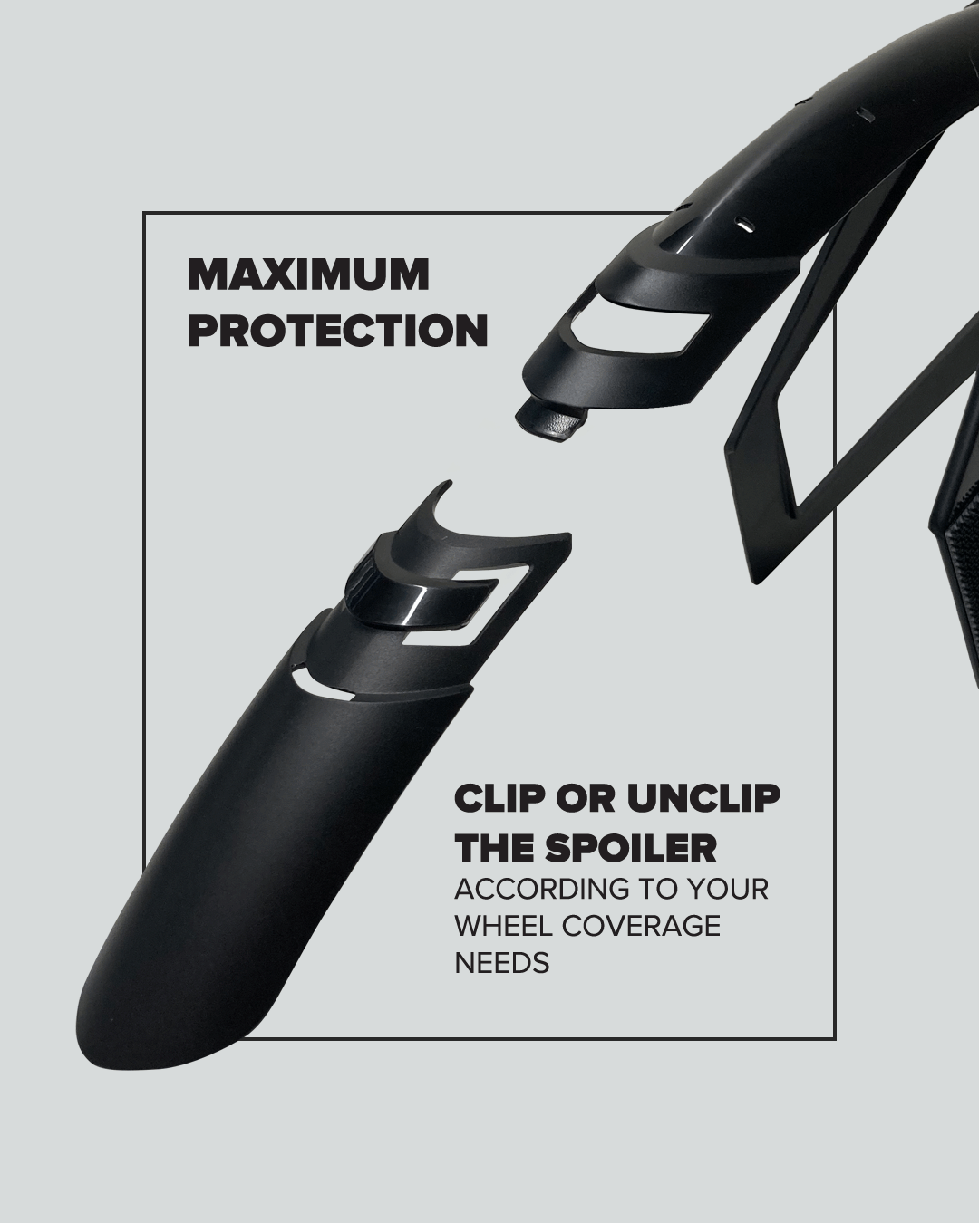 Polisport R-Mud Schutzblechset fr 28-Zoll-Rder mit przisionsgefertigtem Design fr effizienten Spritzschutz und Kompatibilitt mit einer Vielzahl von Rennrdern.