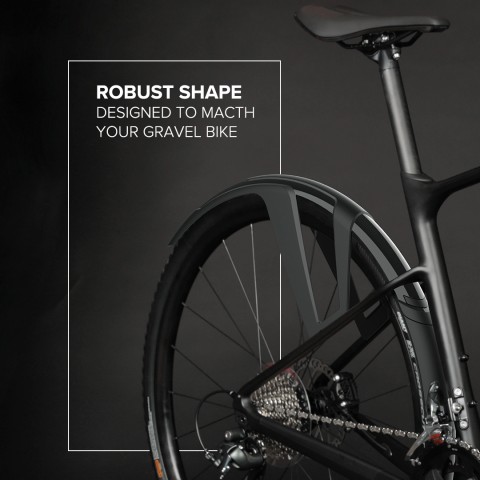 Enjoy a hassle-free cycling experience with our innovative mudguard  no tools required for installation.