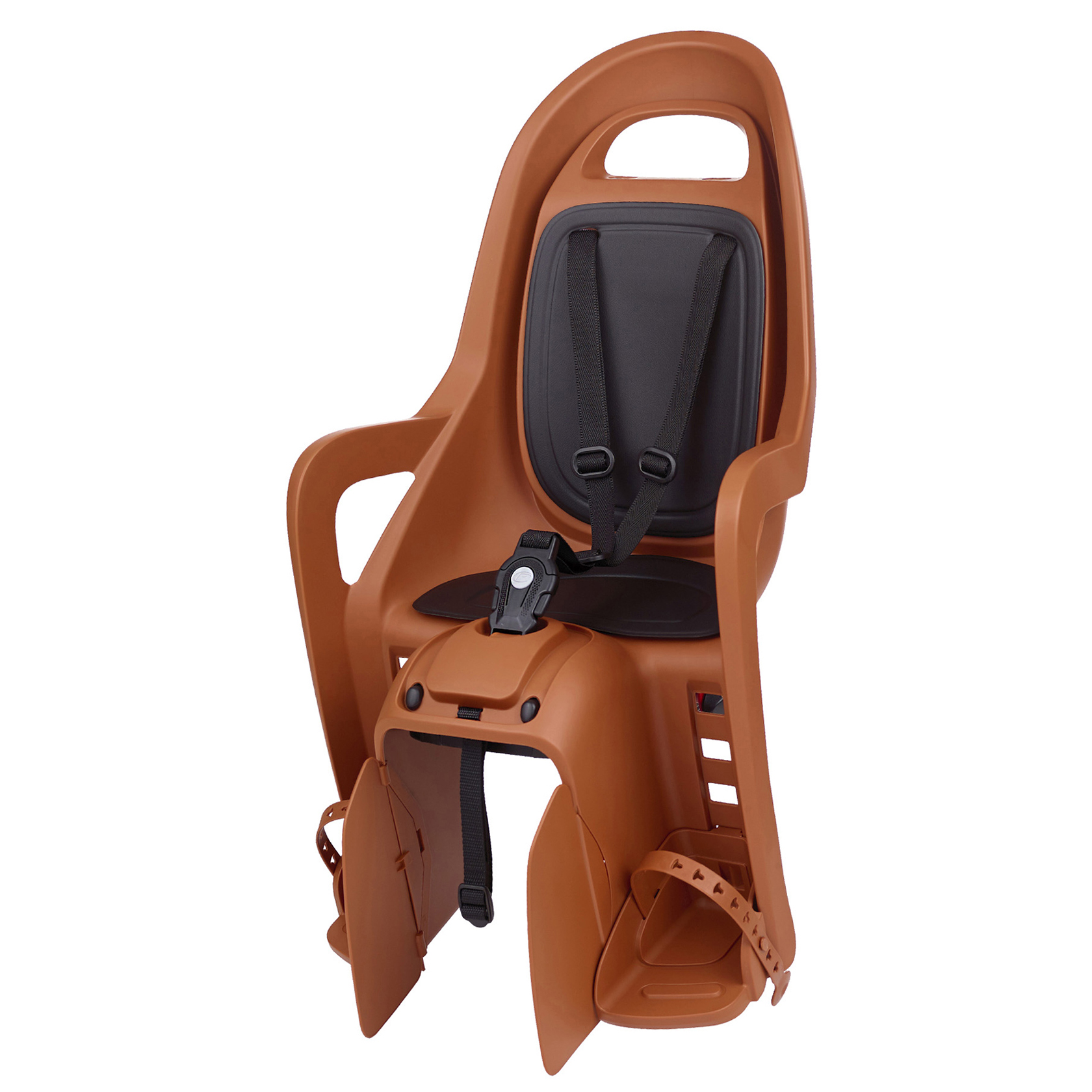 Groovy CFS - Rear Child Bicycle Seat Caramel Brown and Black for Luggage Carriers Groovy CFS - Rear Child Bicycle Seat Caramel Brown and Black for Luggage Carriers