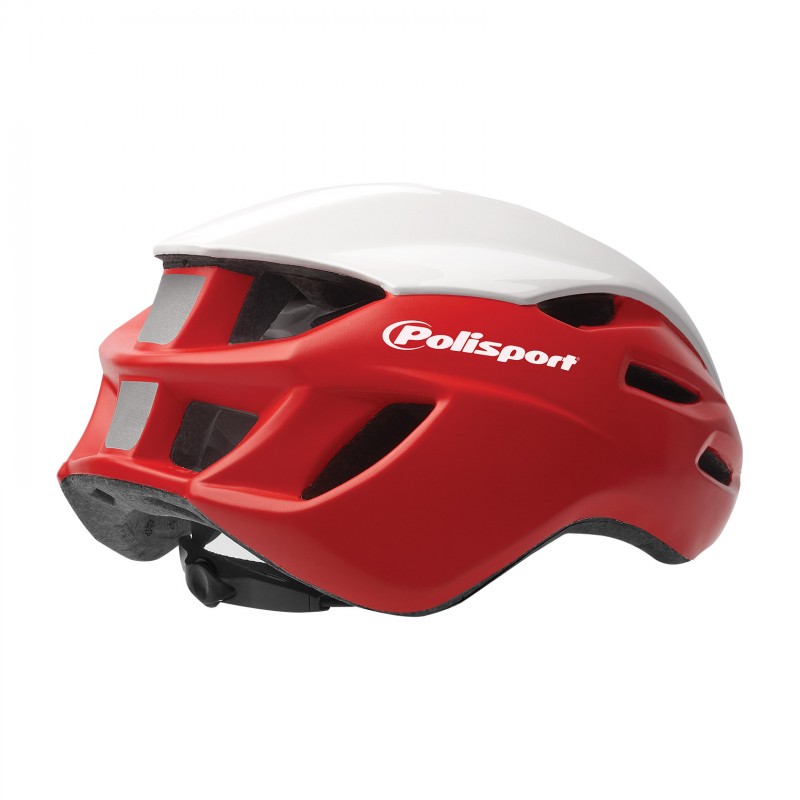 Aero R - Road Helmet Red and White - L Size