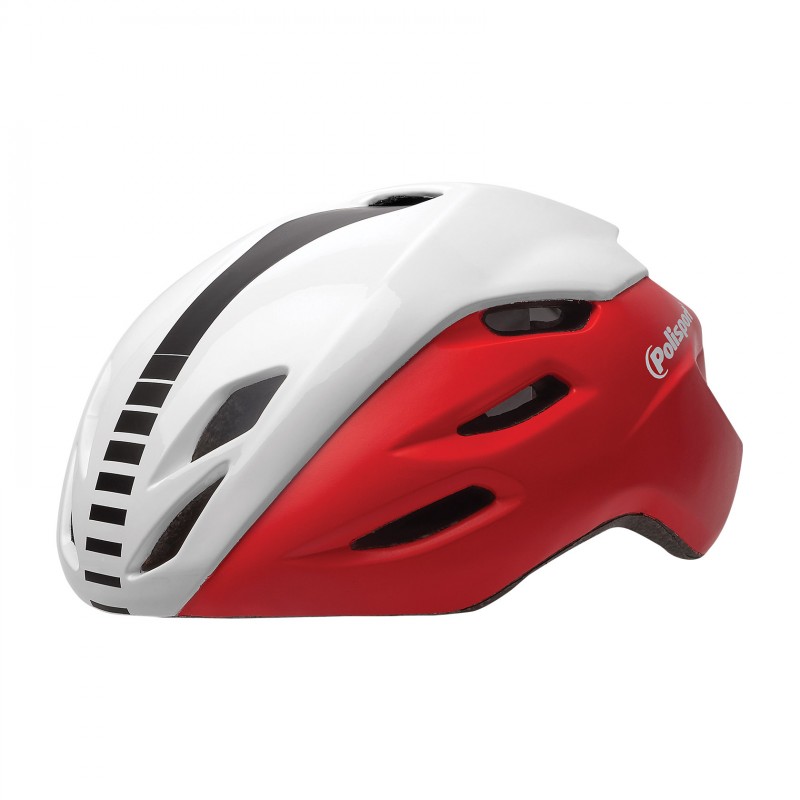Aero R - Road Helmet Red and White - L Size