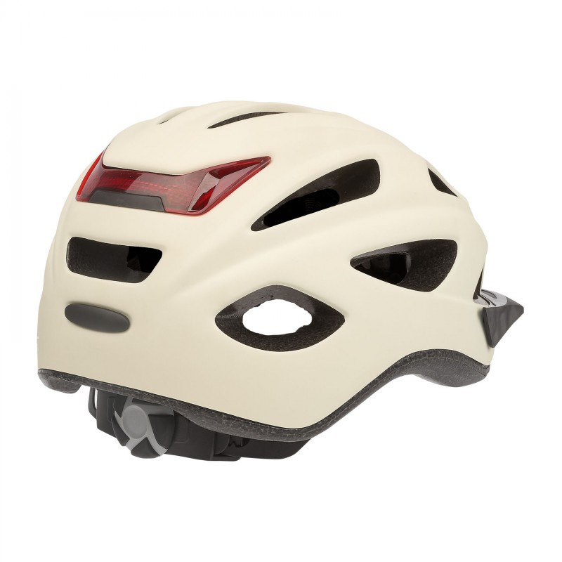 City'Go - City Helmet with Rear Led Light Cream - L Size