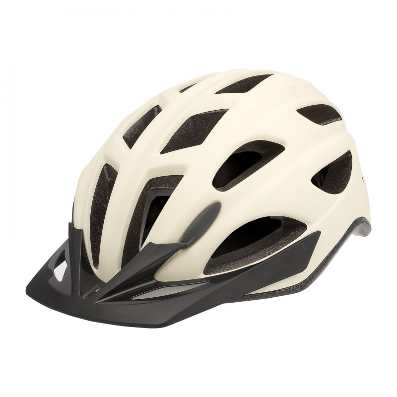 City'Go - City Helmet with Rear Led Light Cream - M Size