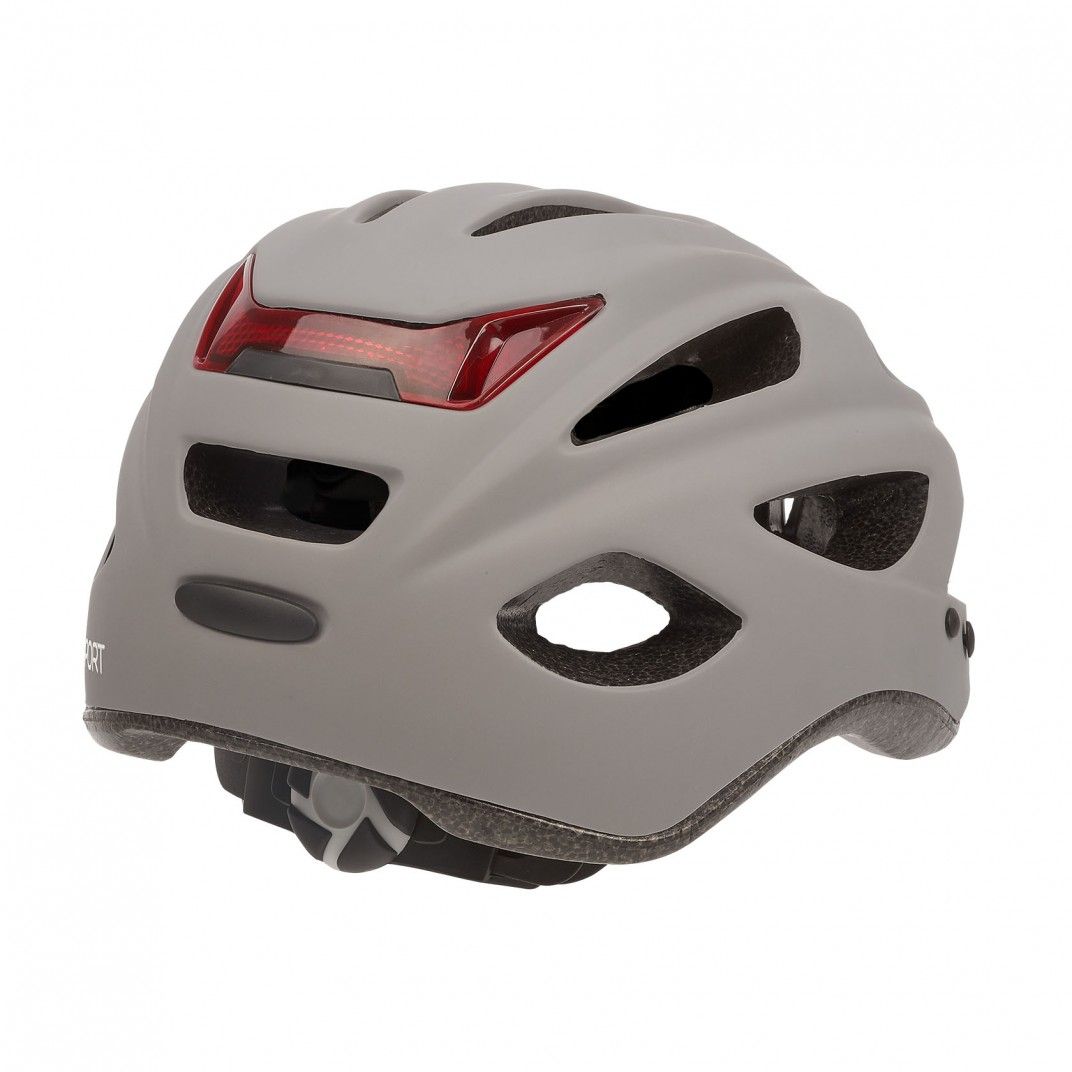City'Go - City Helmet with Rear Led Light Charcoal Grey - M Size
