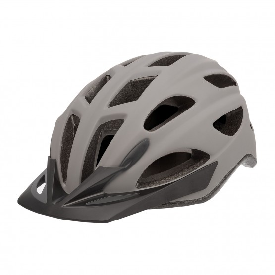 City'Go - City Helmet with Rear Led Light Charcoal Grey - L Size
