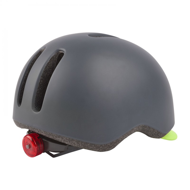 Commuter - City-Helm zum Pendeln Schwarz und Flo Gelb - Gre M
