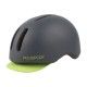 Commuter - City-Helm zum Pendeln Schwarz und Flo Gelb - Größe M