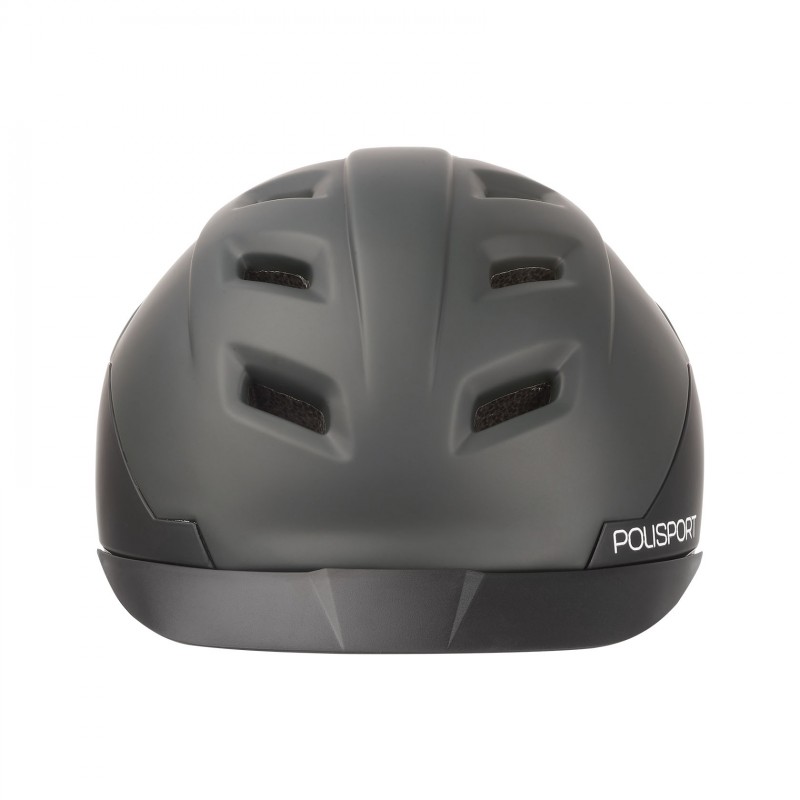 E-City - City Helmet for E-Bikes Black and Dark Grey - L Size