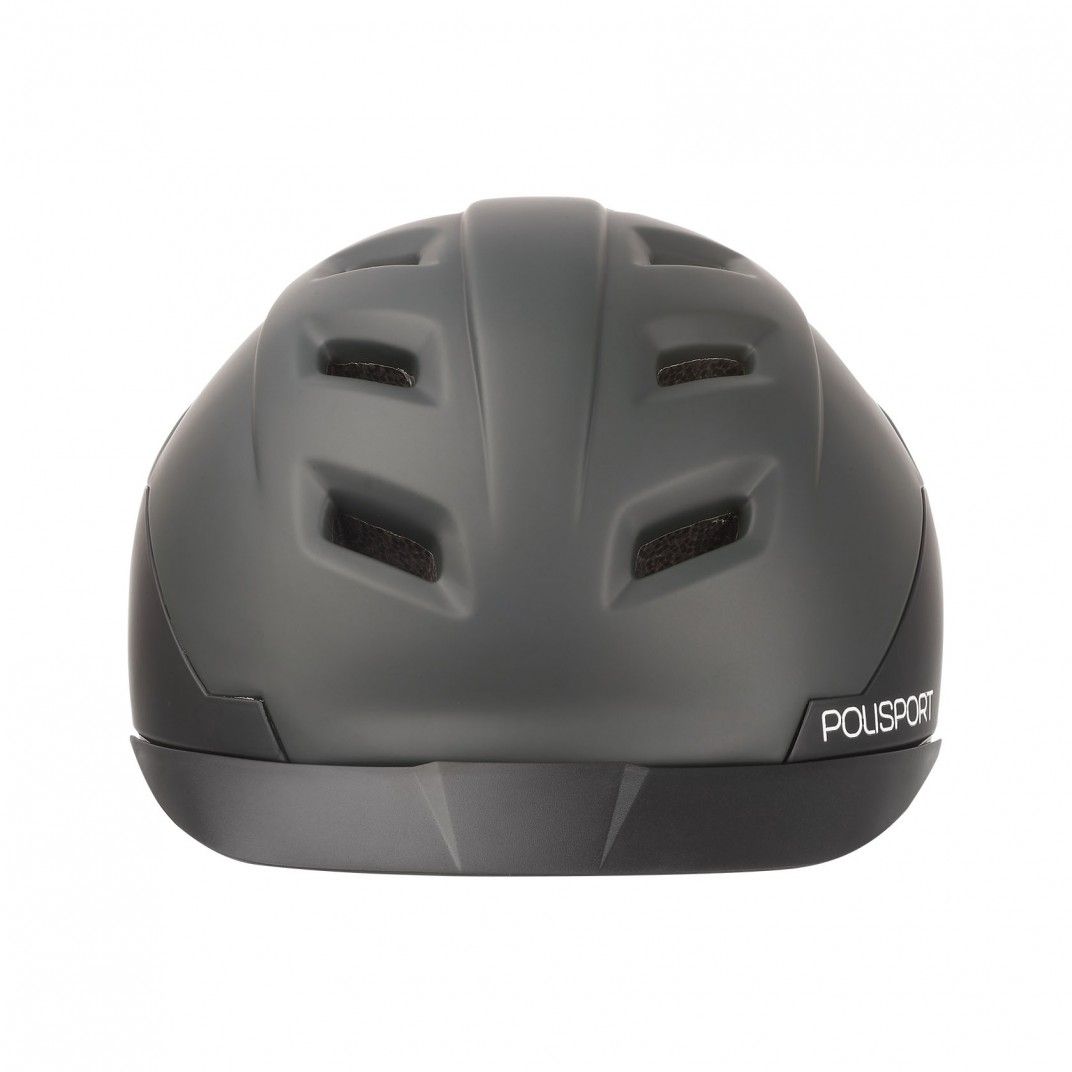 E-City - Erwachsenen Helm für E-Bikes Schwarz und Grau - Größe M