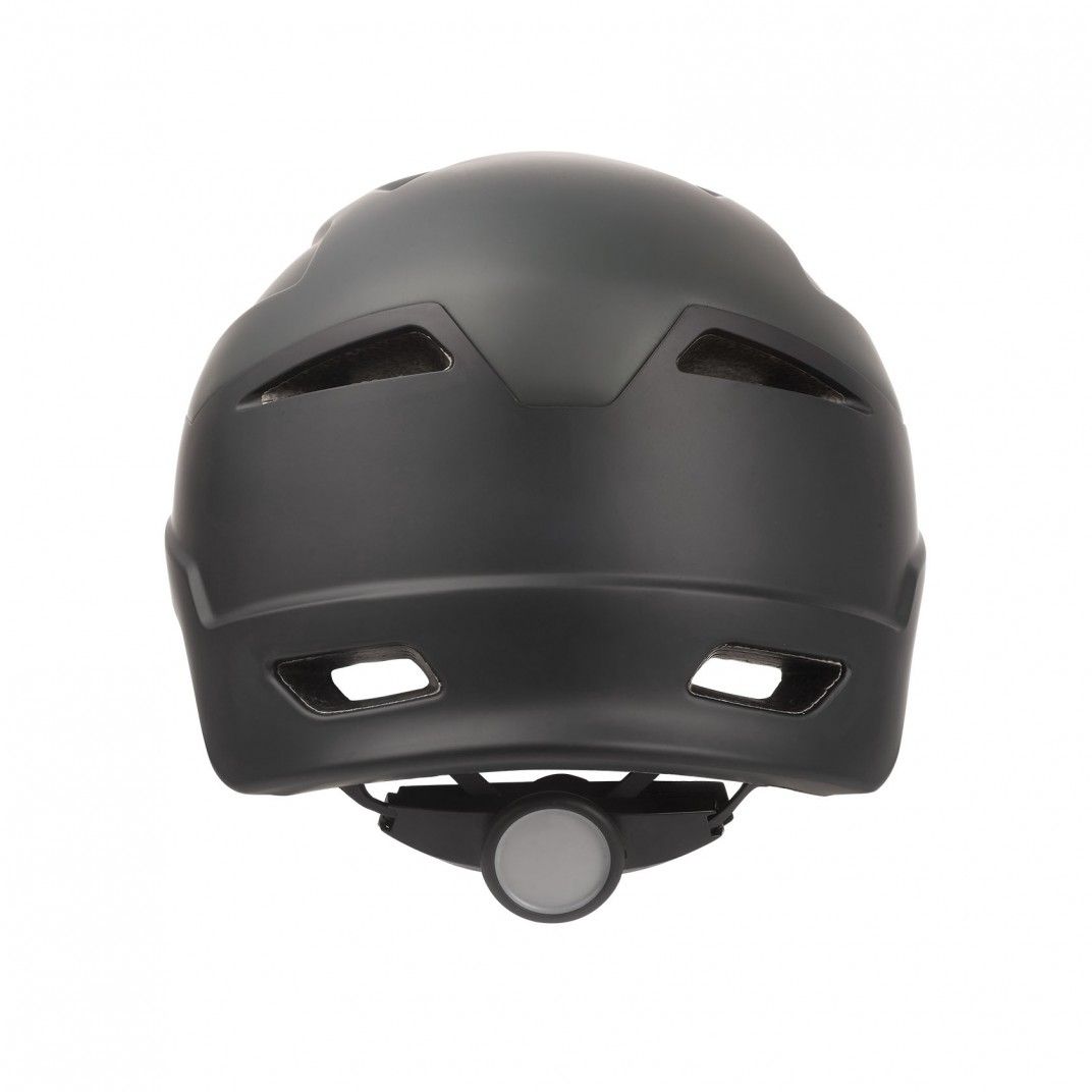 E-City - Capacete Citadino para E-Bikes Preto e Cinzento Escuro - Tamanho M