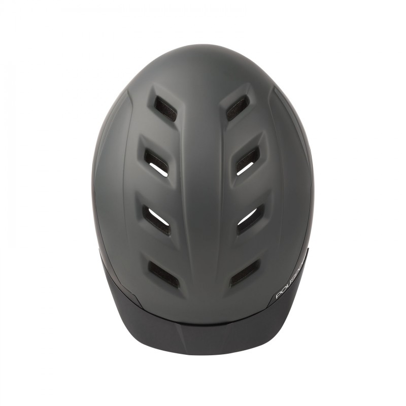 E-City - Erwachsenen Helm fr E-Bikes Schwarz und Grau - Gre L