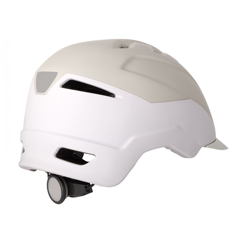 E-City - City Helmet for E-Bikes Cream and White - L Size