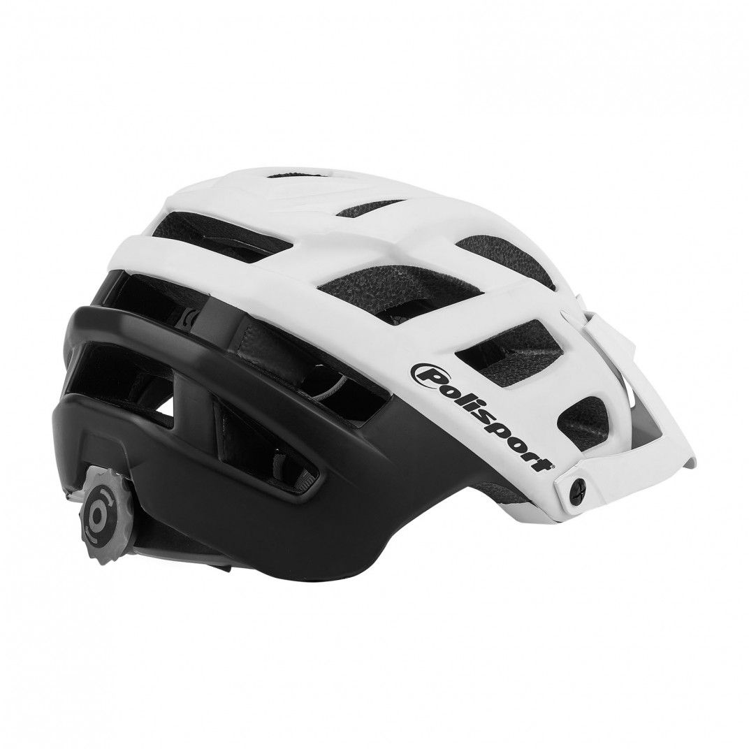 E3 MTB Extreme and Enduro Helmet White and Black L Size Polisport