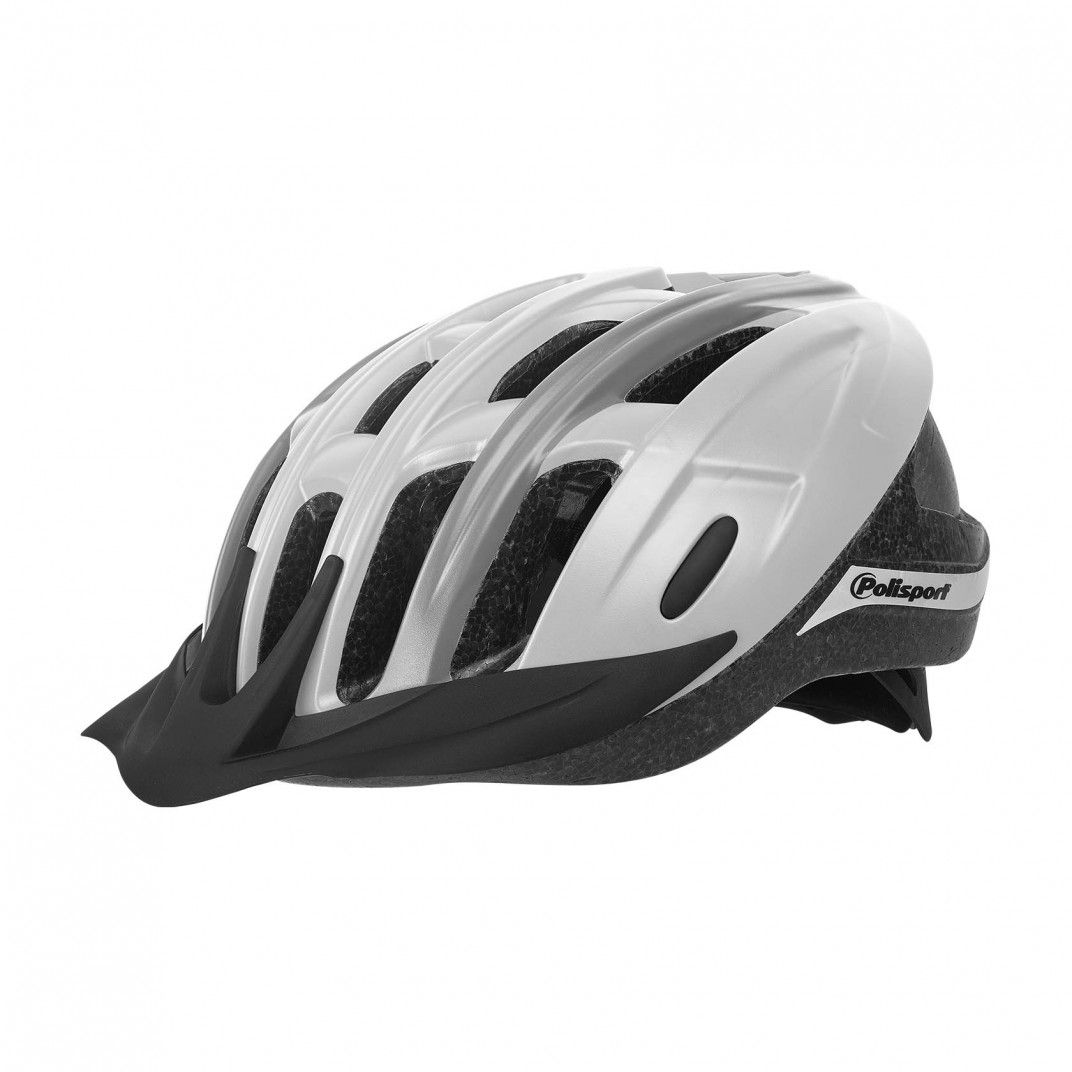 Ride In - Bicycle Helmet for Trekking and MTB White and Grey - M Size