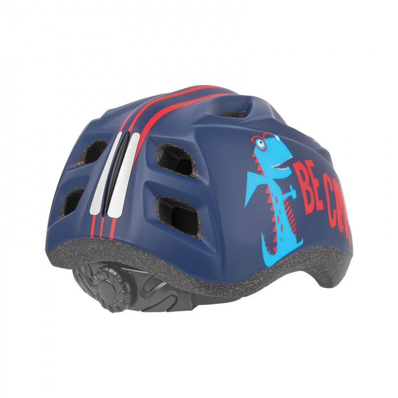 S Junior Premium - Capacete de Bicicleta para Criana Azul e Vermelho