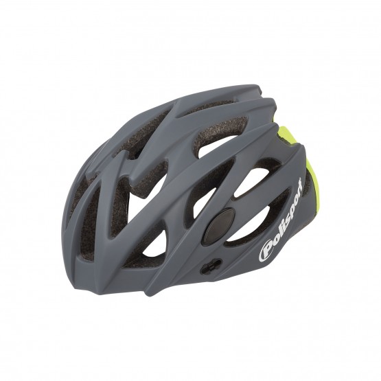 Twig - Road and MTB Helmet Dark Grey and Flo Yellow - M Size