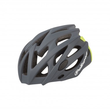 Twig - Road and MTB Helmet Dark Grey and Flo Yellow - L Size