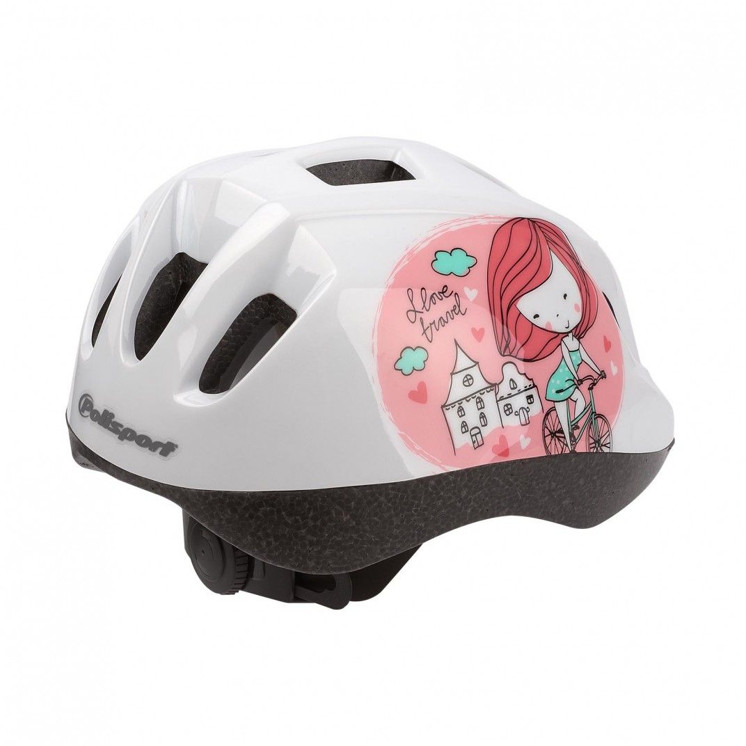 XS Kids - Bicycle Helmet for Kids White and Pink