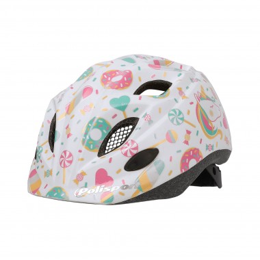 XS Kids Premium - Capacete para Criana Branco e Rosa