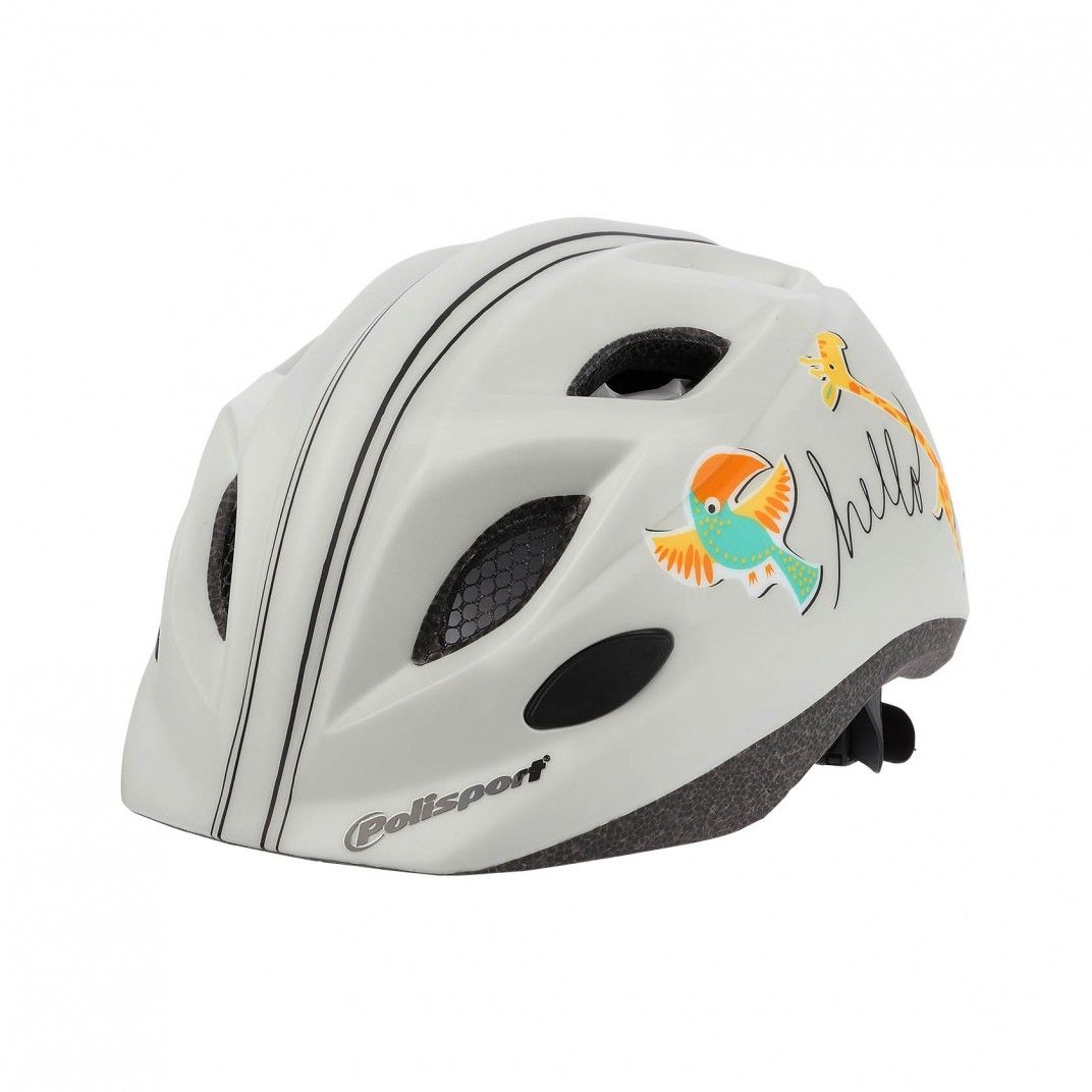 XS Kids Premium - Capacete para Criana - Bege e Laranja