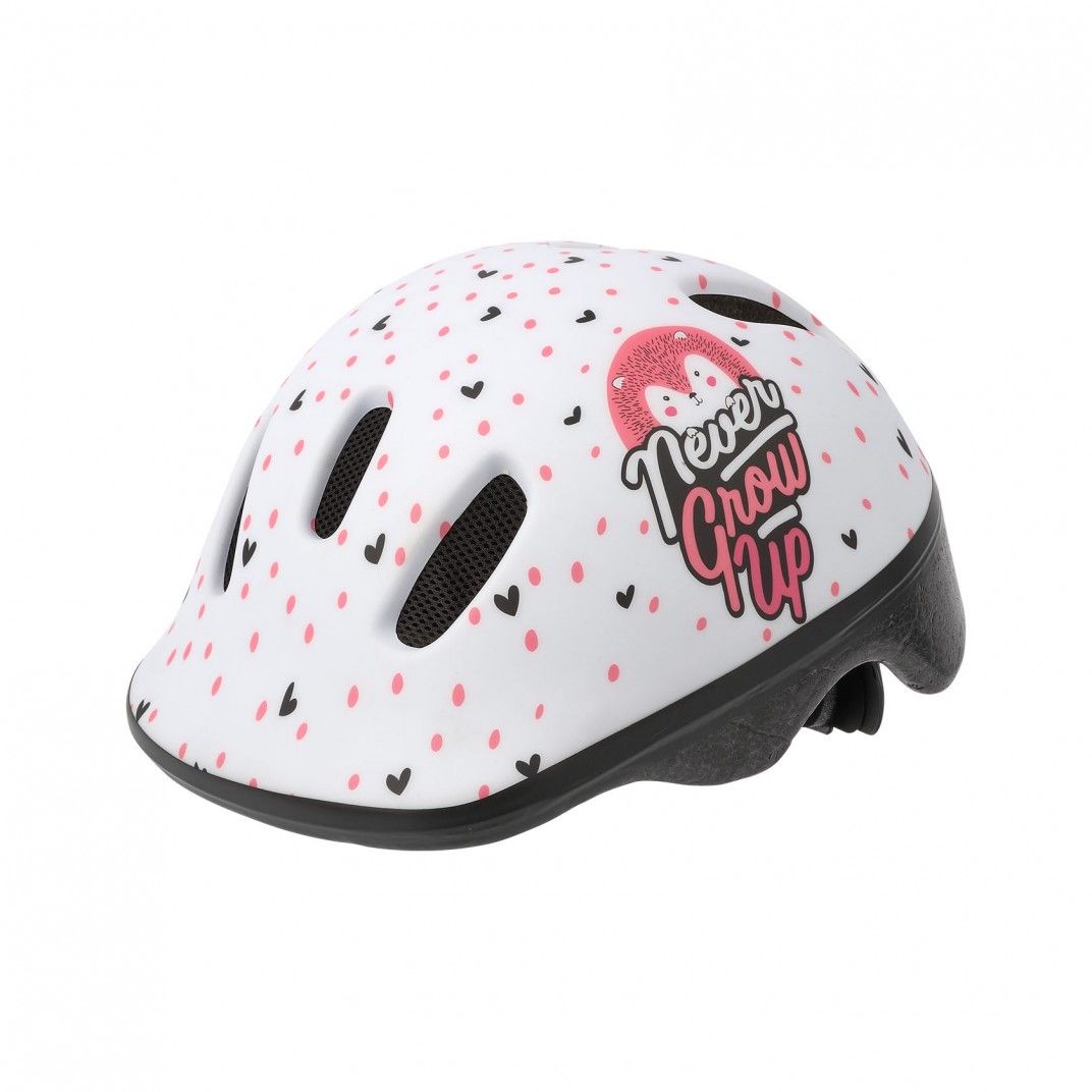 XXS Baby Bicycle Helmet for Babies White and Pink Polisport