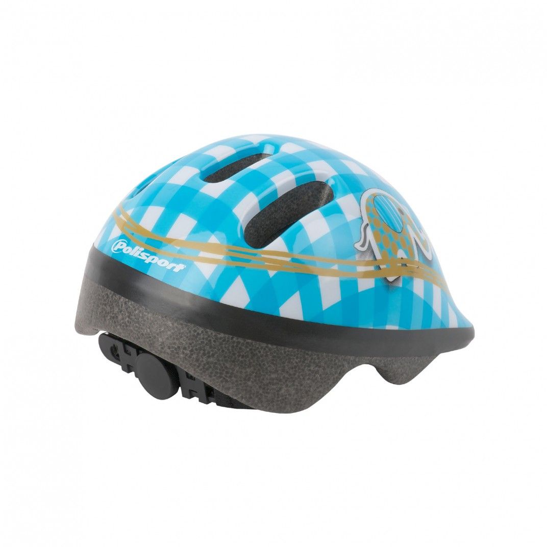 XXS Baby Bicycle Helmet for Babies White and Blue Polisport