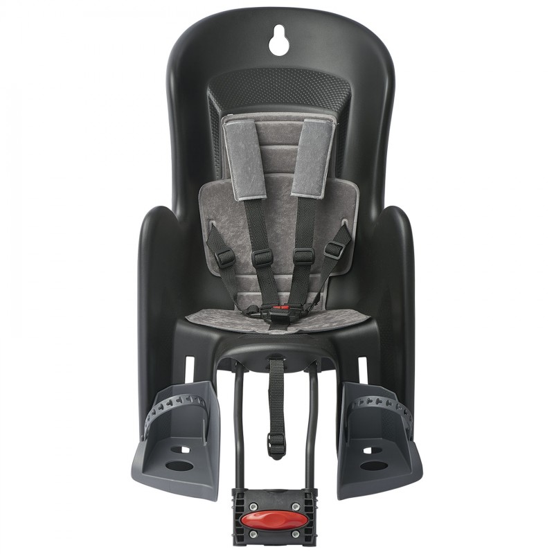 Bilby Maxi FF - Kindersitz hinten Schwarz und Dunkelgrau fr Rahmen