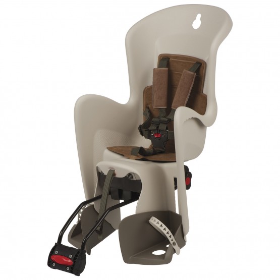 Bilby Maxi RS - Reclining Child Seat Cream and Brown for Bicycle