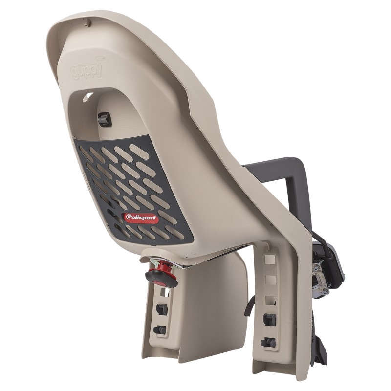 Guppy Maxi  FF - Rear Child Bicycle Seat Cream and Grey