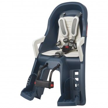 Guppy Mini - Child Baby Seat Blue and Cream with Front Mounting System