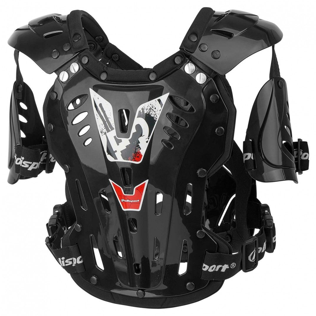 XP2 - Chest Protector Clear and Black for Junior