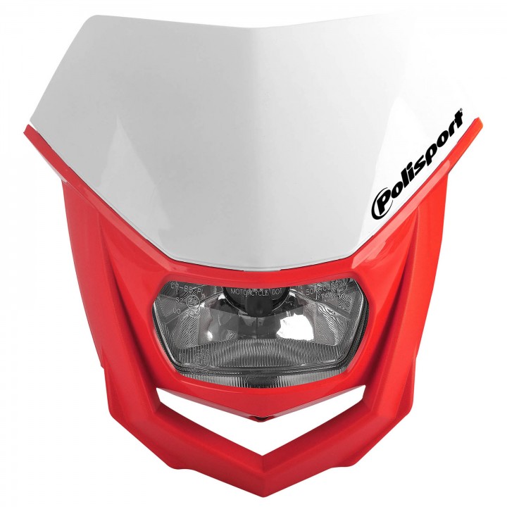 Halo - Headlight for Road Use - Polisport - 8657400040_White/Red