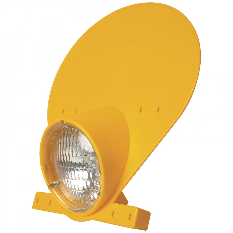 Headlight with Halogen Bulb Yellow