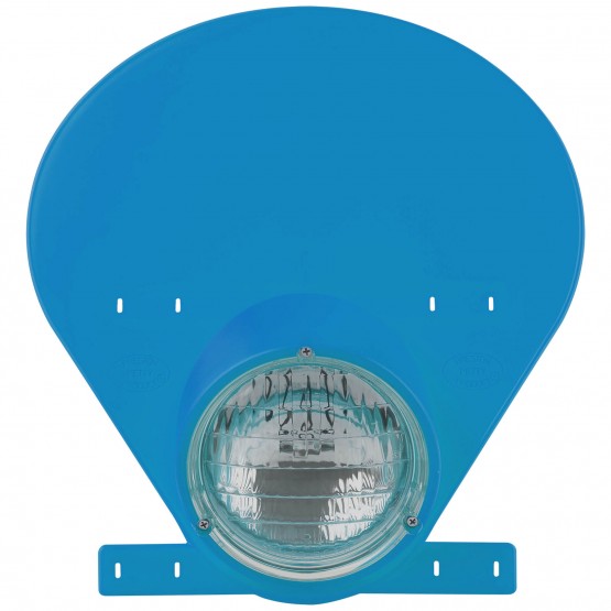 Plaque de Phare avec Ampoule Halogène Bleu