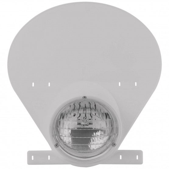 Plaque de Phare avec Ampoule Halogène Blanc