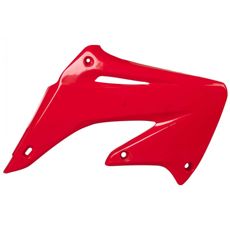 Honda CR 125R,CR 250R - Radiator Scoops Red - 2002-07 Models