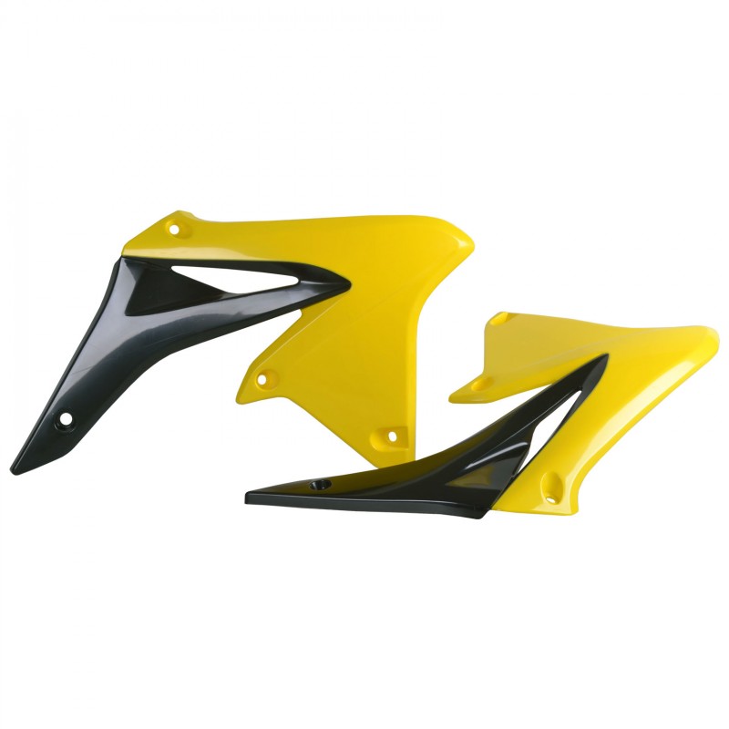 Suzuki RMZ250 - Radiator Scoops Yellow,Black - 2010-18 Models