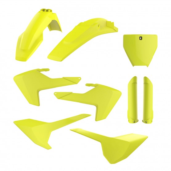 Husqvarna TC,FC - Replica Plastic Kit Flo Yellow - 2016-18 Models
