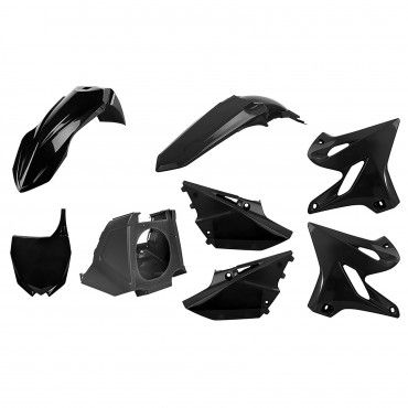 Yamaha YZ125,YZ250 - Kit Plastiche Restyling Nero - Modelli 2002-20 Yamaha YZ125,YZ250 - Kit Plastiche Restyling Nero - Modelli 2002-20