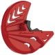 Honda CRF 250R/450R - Disc and Bottom Fork Protector Red - 2015-20 Models