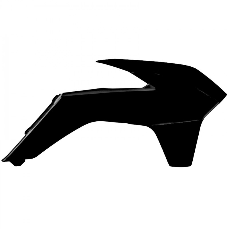 KTM SX,SX-F,XC-F,150 XC,200 XC - Tapas de Radiador Negras - Modelos 2013-15