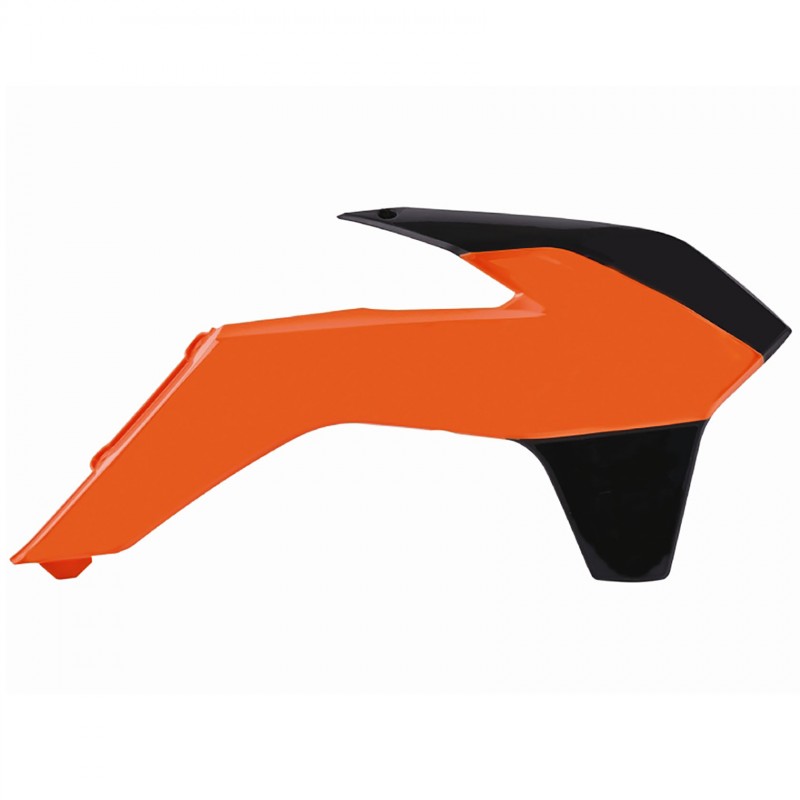 KTM EXC,EXC-F,XC-W,XCF-W - Caches de Radiateur Orange,Noir - Modles 2014-16