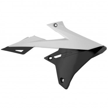 Suzuki RMZ250 - Radiator Scoops White - 2019-20 Models Suzuki RMZ250 - Radiator Scoops White - 2019-20 Models