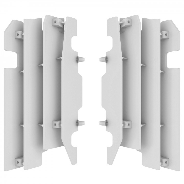 Polisport Radiator Louvers Honda CRF250R 10-13 White