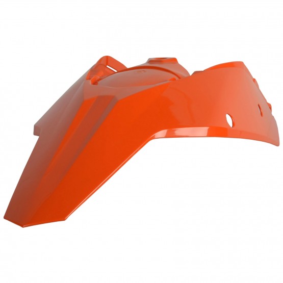 KTM 150 XC/200 XC/ XC-F - Guarda-Lamas de Tr�s e Tampas Laterais Laranjas - Modelos 2008-09