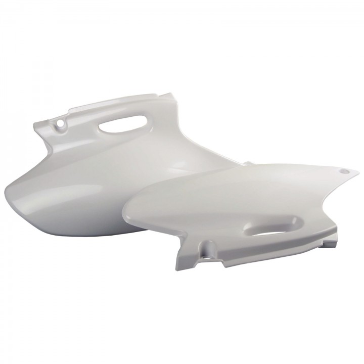 Yamaha WR400F- Side Panels White - 8600000001_WhiteMOD3 - Polisport