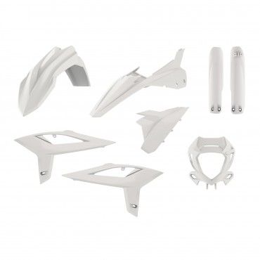 Beta RR 2T/4T - Enduro Kit Plastique Blanc - Modèles 2020-22