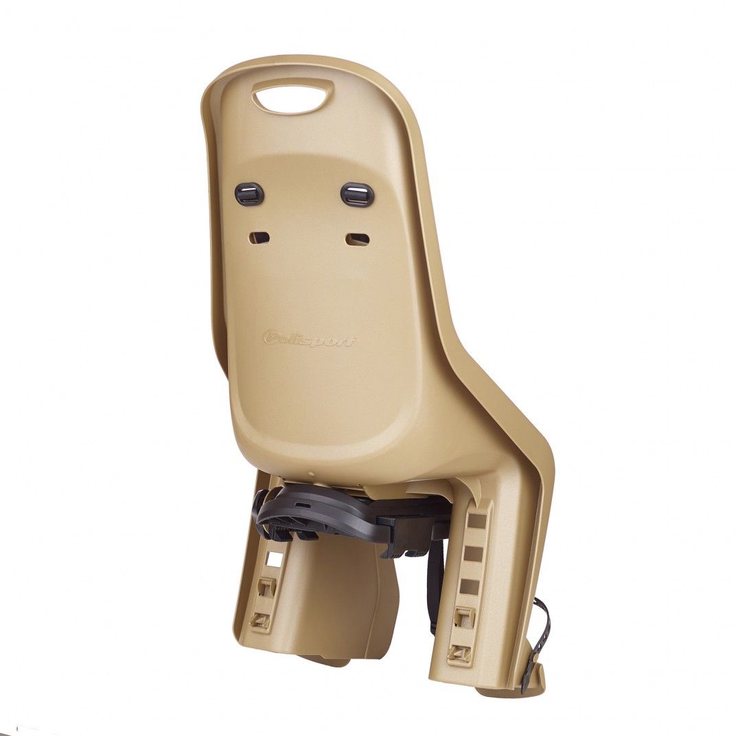 Bubbly Maxi Plus CFS - Child Bicycle Seat Gold with Carrier Mounting System