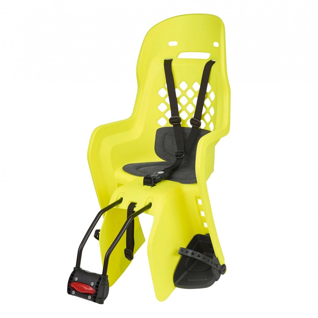Joy FF - Kinderfahrradsitz für Kindersitz hinten Gelb Fluo und Grün