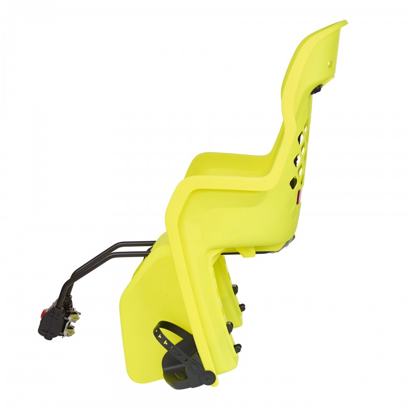 Joy FF - Child Bicycle Seat for Rear Child Seat Yellow Fluo and Dark Grey